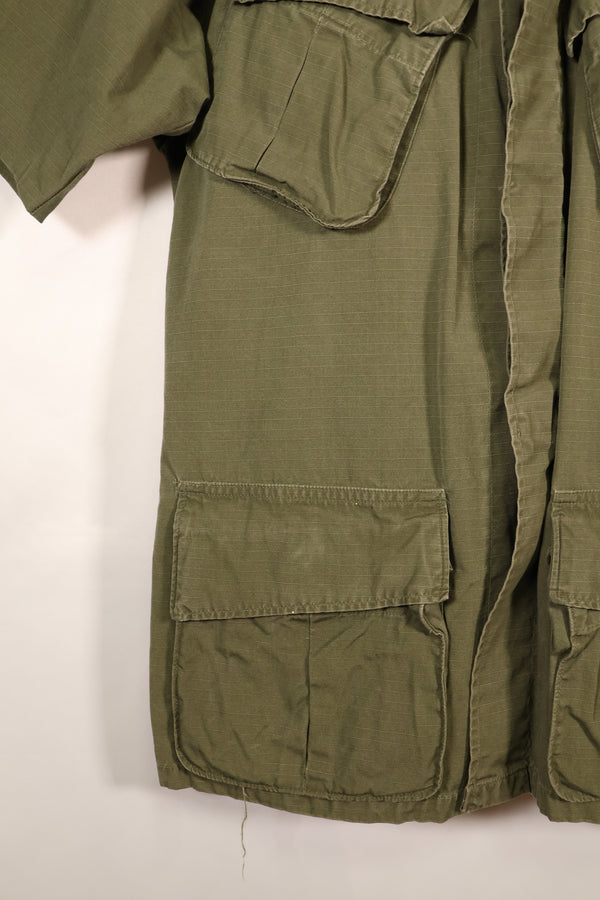 1969 Contract, S-R, U.S. Navy, PBR 4th Model Jungle Fatigue Jacket, Patch Added Later, Used