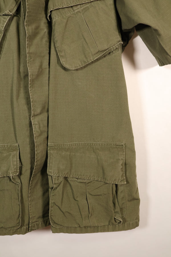 1969 Contract, S-R, U.S. Navy, PBR 4th Model Jungle Fatigue Jacket, Patch Added Later, Used