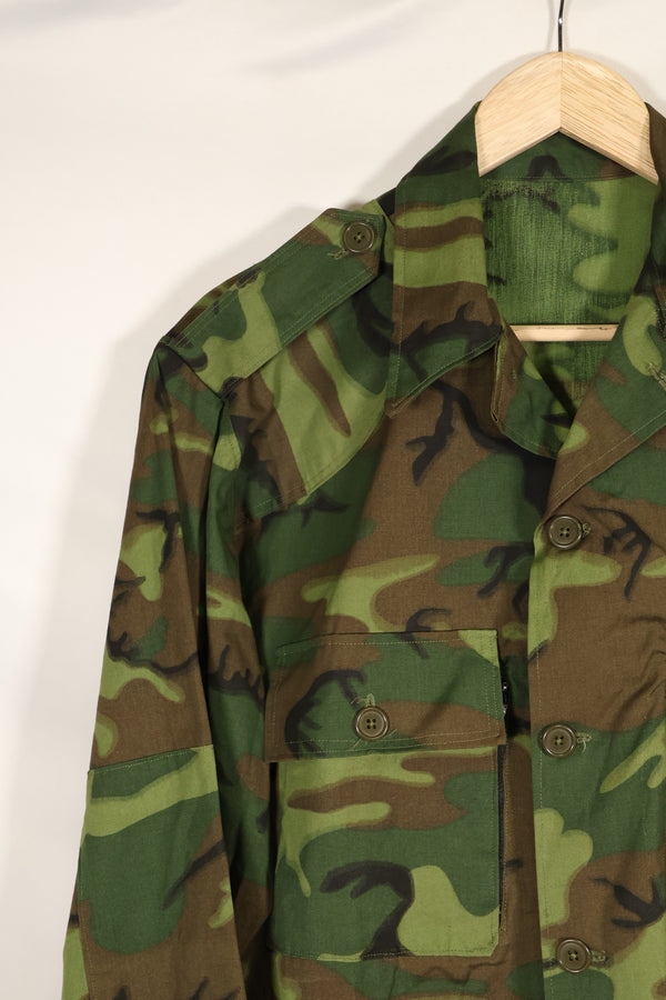 Estimated circa 1967 Deadstock US ARMY Advisor ERDL Camouflage Non Rip M59 Cut Shirt Unused