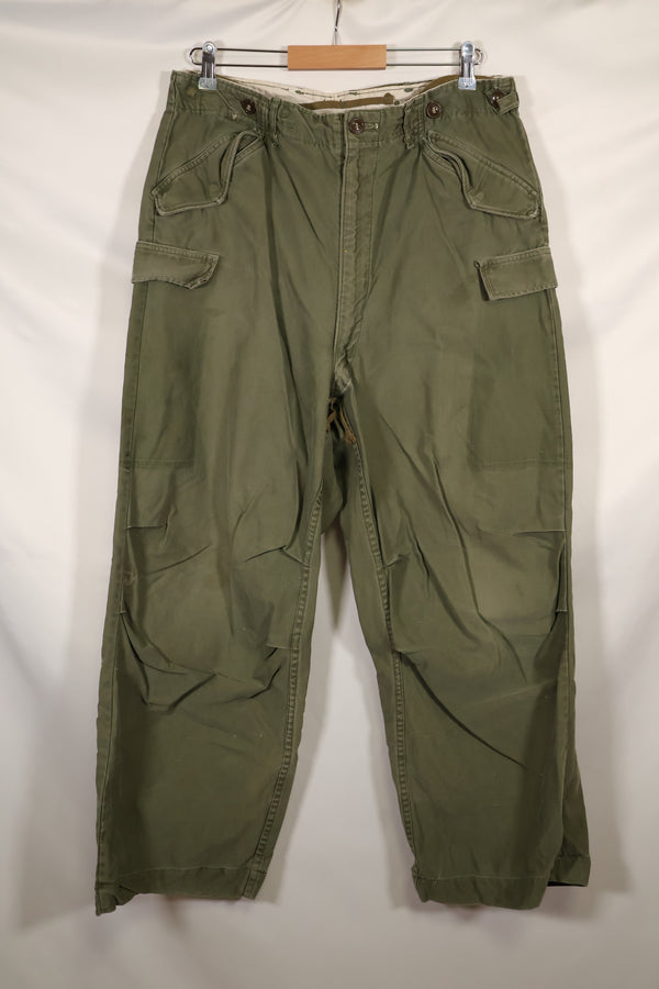 Real 1950s U.S. Army M51 Cotton Field Pants Used M-R