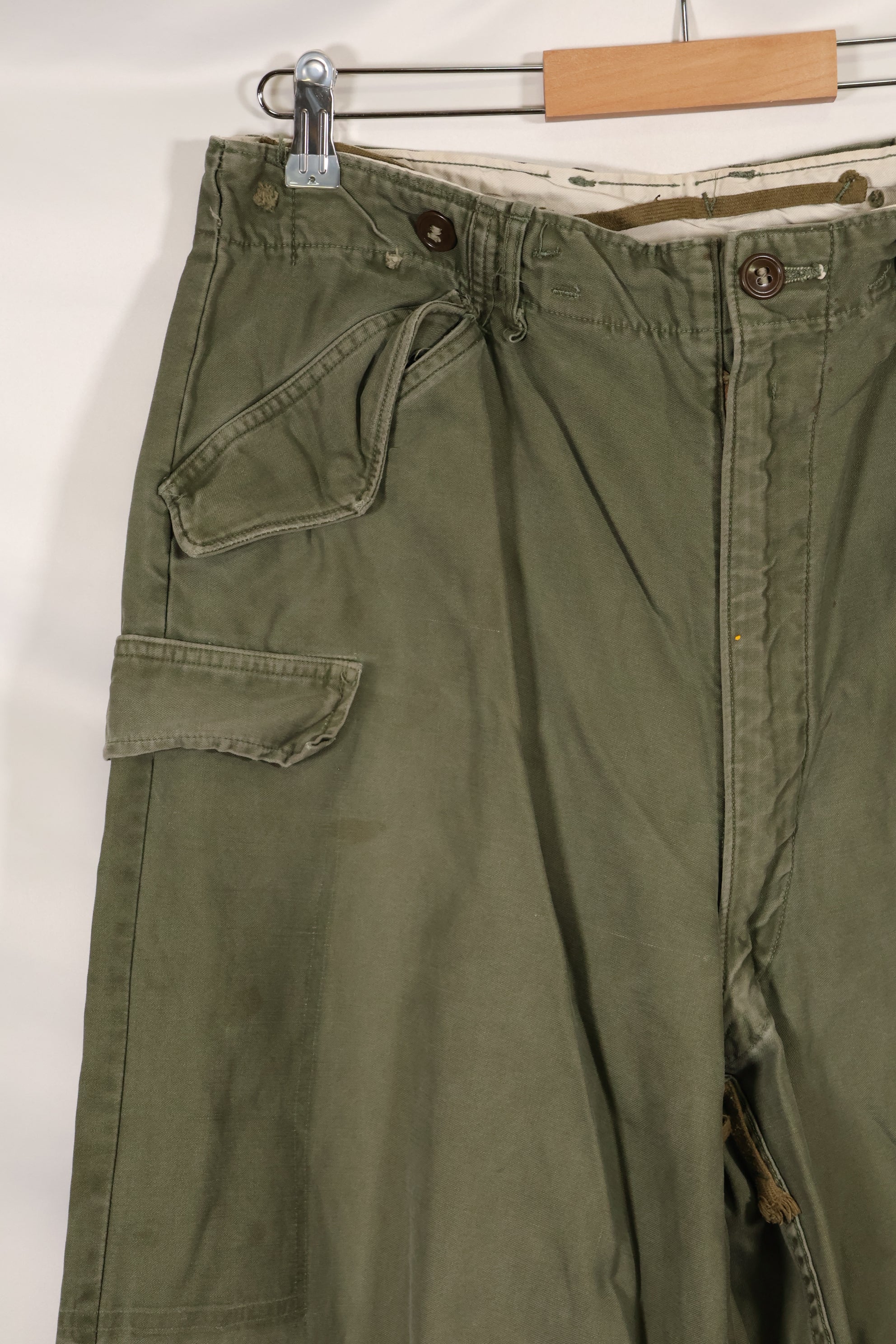 Real 1950s U.S. Army M51 Cotton Field Pants Used M-R