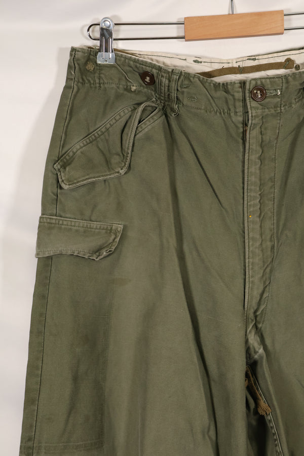 Real 1950s U.S. Army M51 Cotton Field Pants Used M-R
