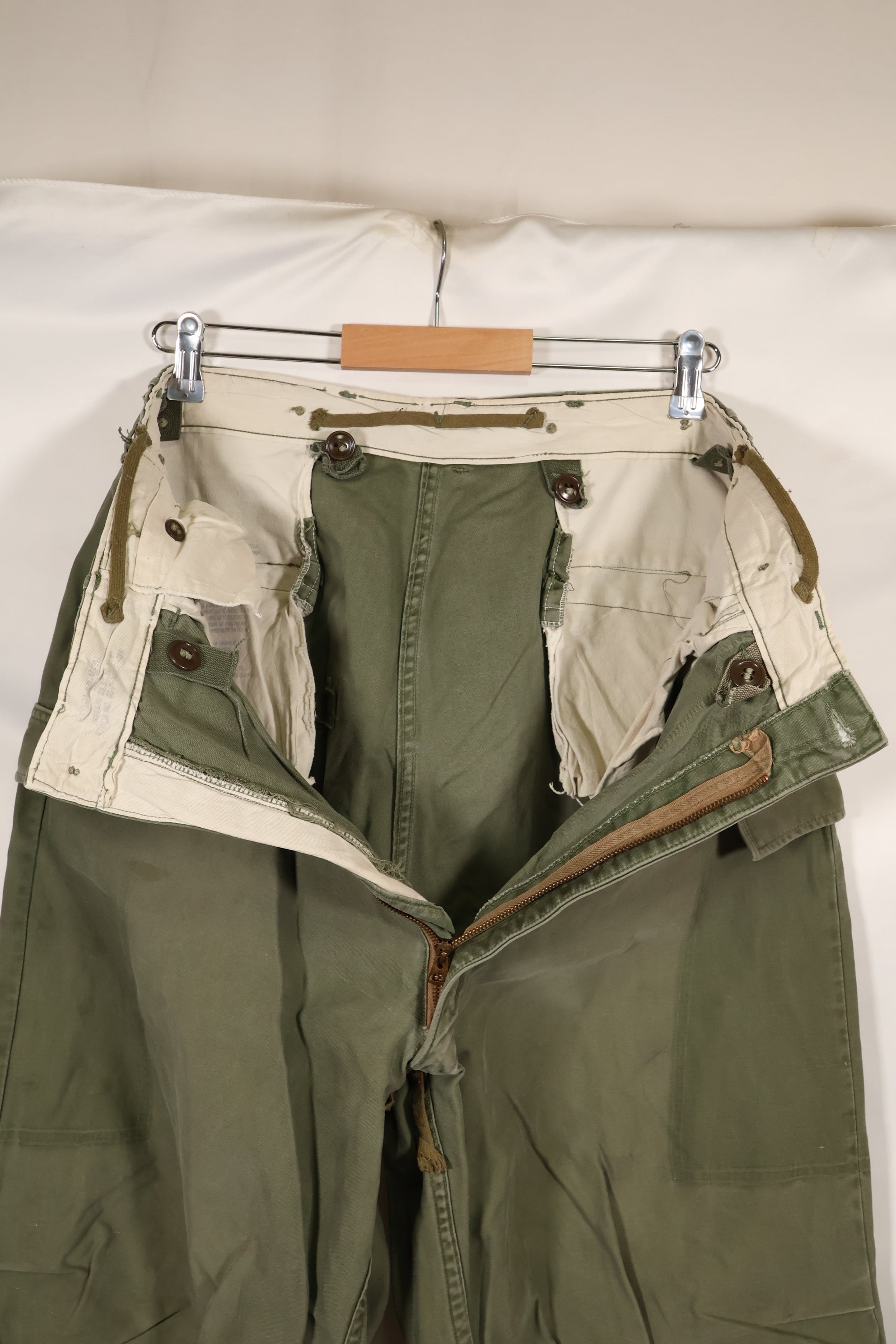 Real 1950s U.S. Army M51 Cotton Field Pants Used M-R