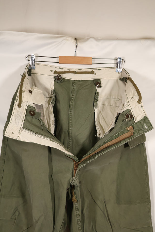 Real 1950s U.S. Army M51 Cotton Field Pants Used M-R