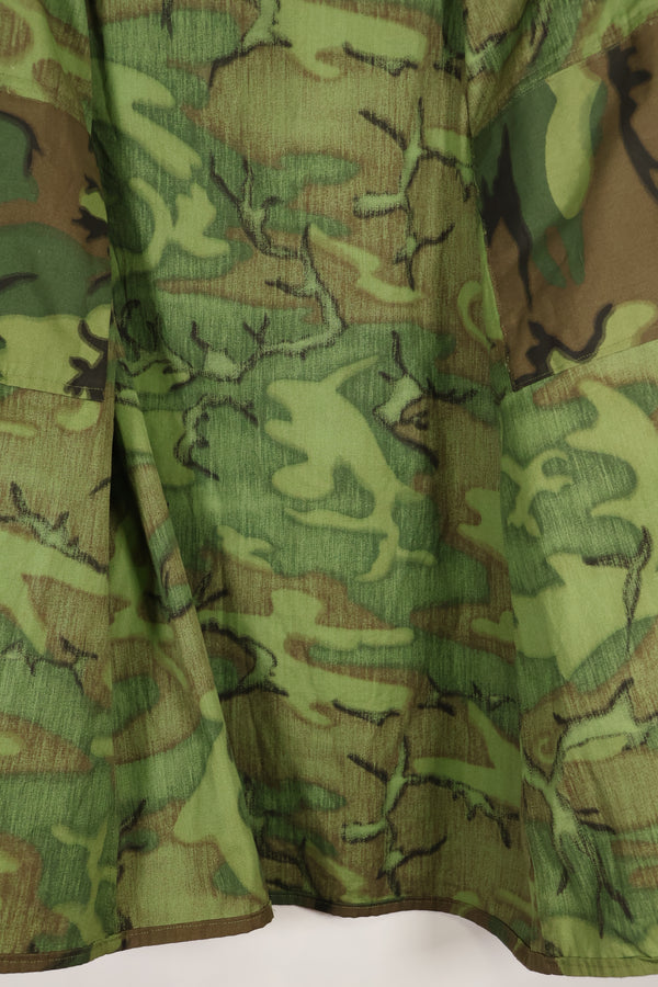Estimated circa 1967 Deadstock US ARMY Advisor ERDL Camouflage Non Rip M59 Cut Shirt Unused