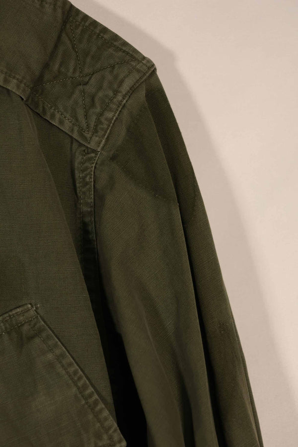 Real DAJB contract number 2nd Model Jungle Fatigue Jacket, faded, used. Japan made