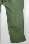 Mid-1960s 3rd Model Non-Ripstop Jungle Fatigue Pants L-L Used