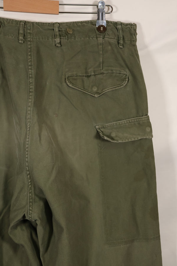 Real 1950s U.S. Army M51 Cotton Field Pants Used M-R