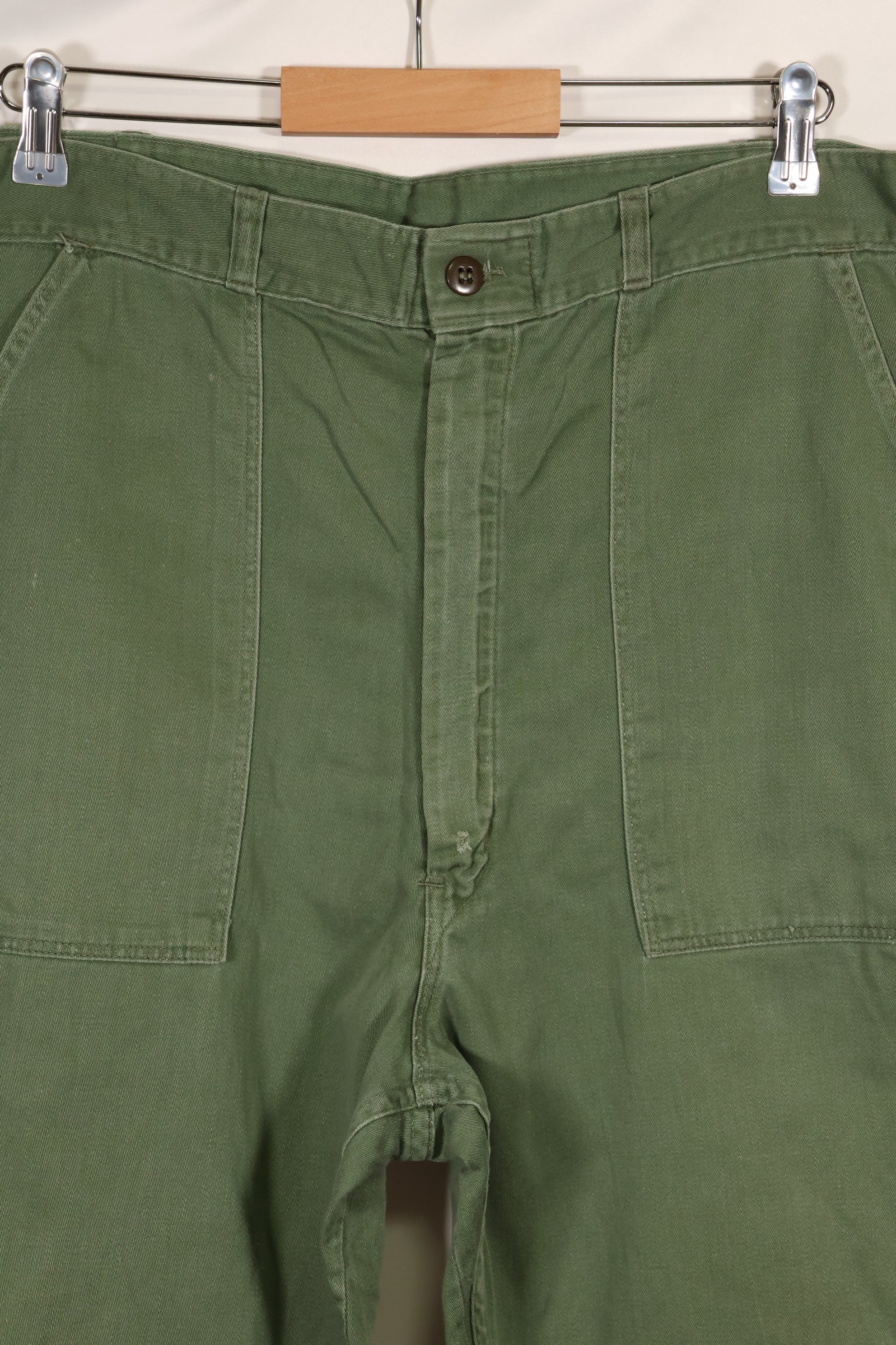 1960 Private Procurement M-L US Army OG-107 Utility Pants Baker Pants Used