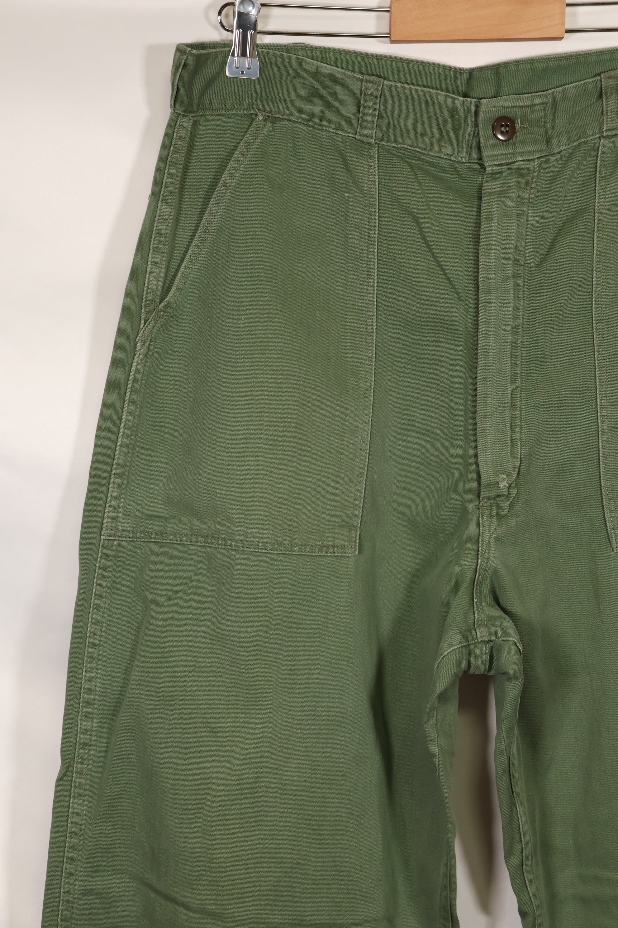 1960 Private Procurement M-L US Army OG-107 Utility Pants Baker Pants Used