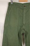 1960 Private Procurement M-L US Army OG-107 Utility Pants Baker Pants Used