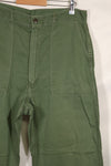 1960 Private Procurement M-L US Army OG-107 Utility Pants Baker Pants Used