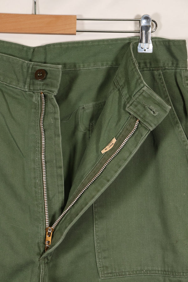 1960 Private Procurement M-L US Army OG-107 Utility Pants Baker Pants Used