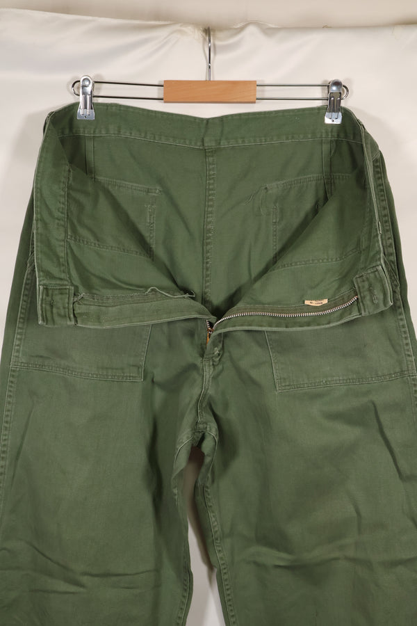 1960 Private Procurement M-L US Army OG-107 Utility Pants Baker Pants Used