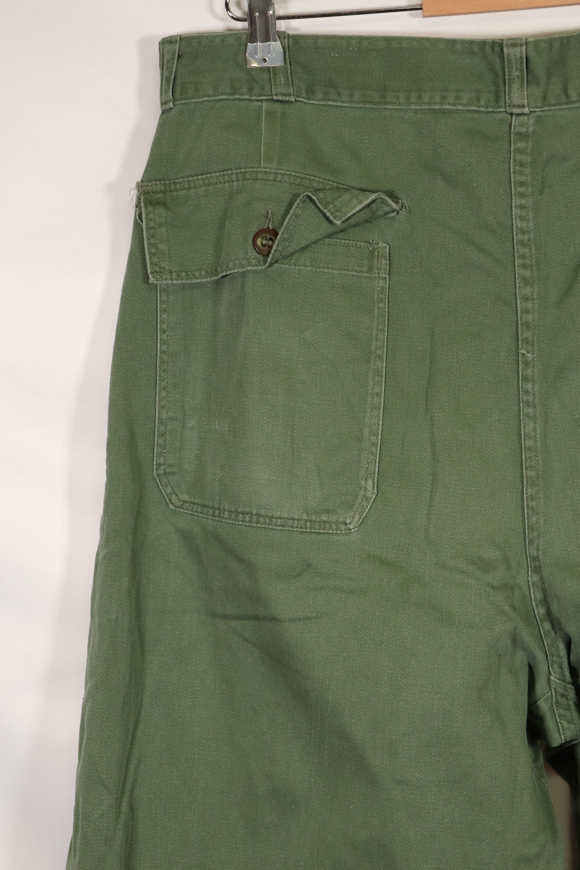 1960 Private Procurement M-L US Army OG-107 Utility Pants Baker Pants Used