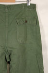 1960 Private Procurement M-L US Army OG-107 Utility Pants Baker Pants Used