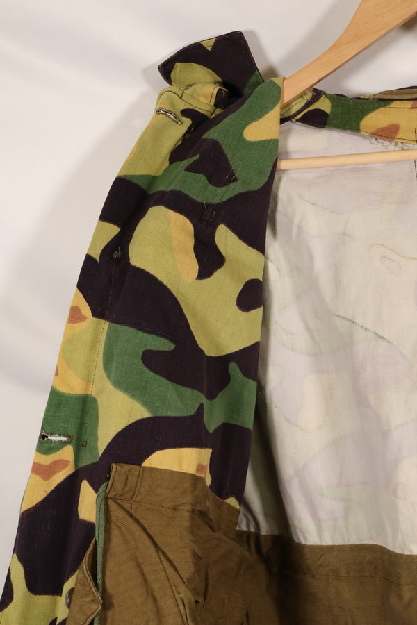 1960s Czech army Vz.60 mlok salamander camouflage parka field jacket used