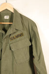 1968 Contract, M-L US Army, 4th Model Jungle Fatigue Jacket, Used