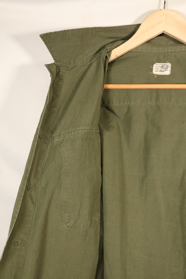 1968 Contract, M-L US Army, 4th Model Jungle Fatigue Jacket, Used