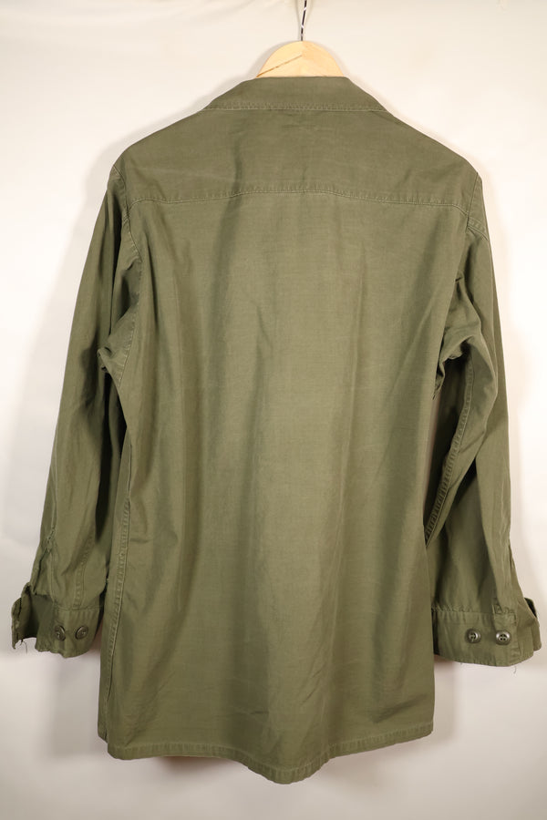 1968 Contract, M-L US Army, 4th Model Jungle Fatigue Jacket, Used