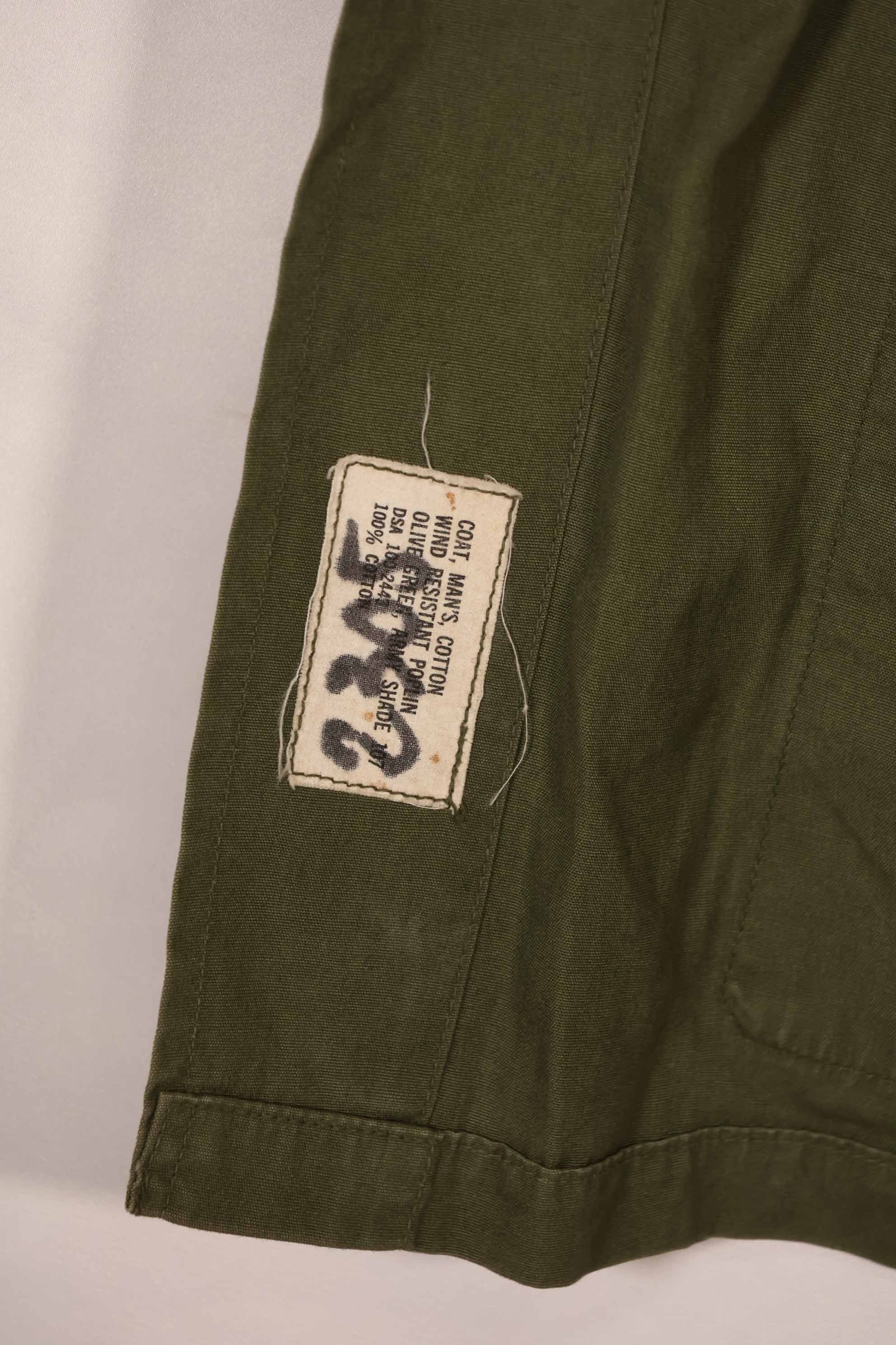 Real 2nd Model Jungle Fatigue Jacket S-R Used, faded, stained.