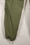 Estimated circa 1965 M-R 2nd Model Jungle Fatigue pants, faded, used.