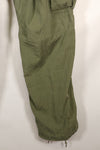 Estimated circa 1965 M-R 2nd Model Jungle Fatigue pants, faded, used.
