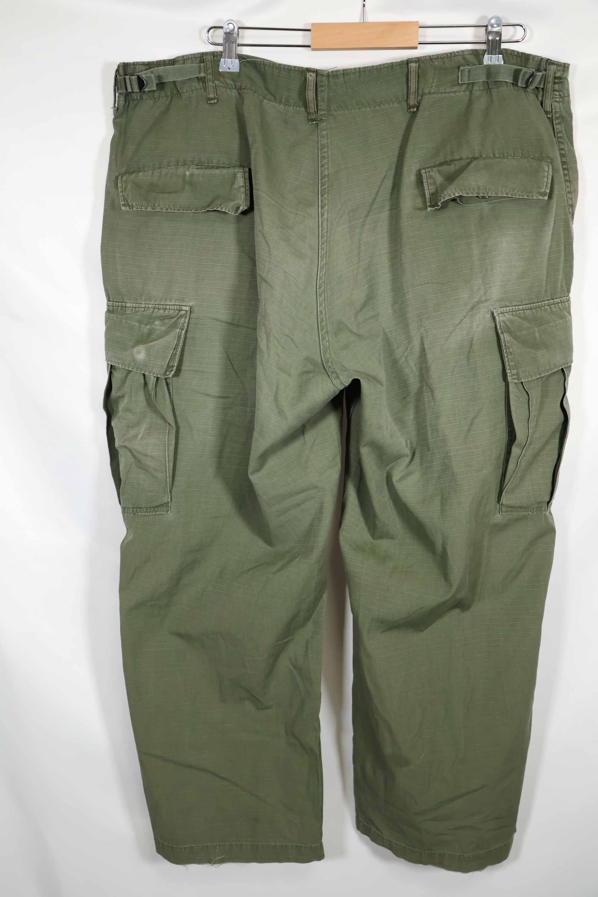 1969 4th Model Jungle Fatigue Pants X-L-R Used B