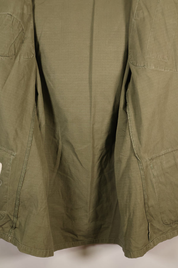 1969 Contract, M-R, 4th Model Jungle Fatigue Jacket, With Aftermarket Patches, Used