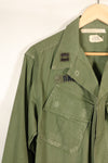 1969 Contract, M-R, 4th Model Jungle Fatigue Jacket, With Aftermarket Patches, Used