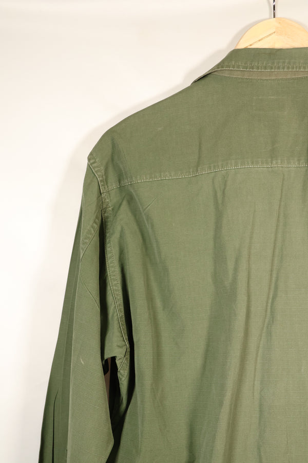 1969 Contract, M-R, 4th Model Jungle Fatigue Jacket, With Aftermarket Patches, Used