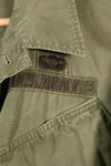1967 Contract, M-R, U.S. Army, 3rd Model Jungle Fatigue Jacket, with Patches, Used