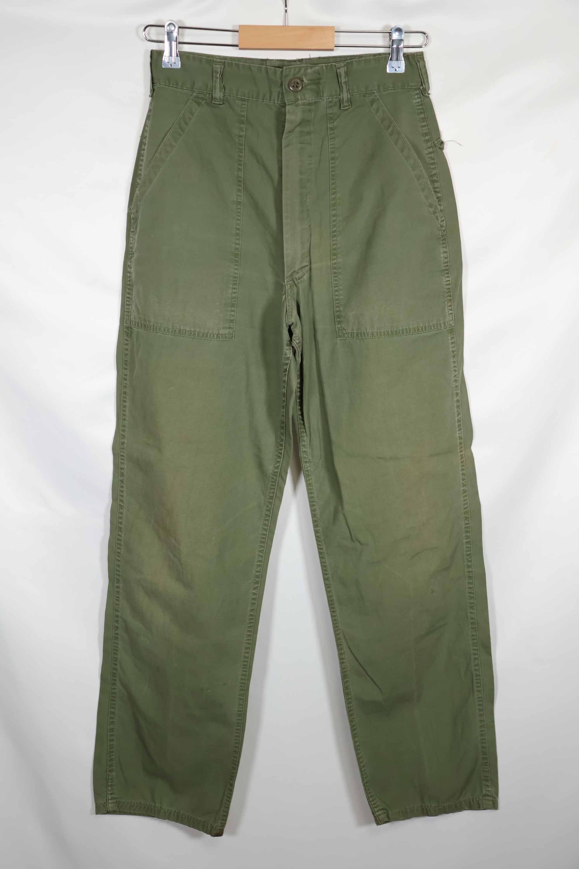 1960s Poplin fabric OG-107 utility pants, baker pants, used A