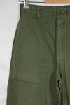 1960s Poplin fabric OG-107 utility pants, baker pants, used A