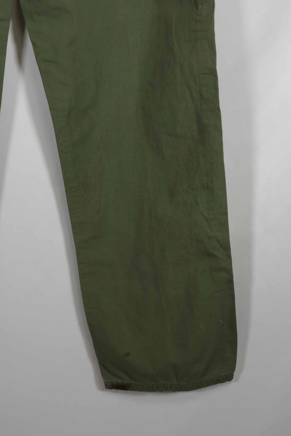 1960s Poplin fabric OG-107 utility pants, baker pants, used A