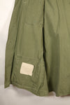 1967 Contract, M-L, Non-Ripstop, 3rd Model Jungle Fatigue Jacket, Faded, Used