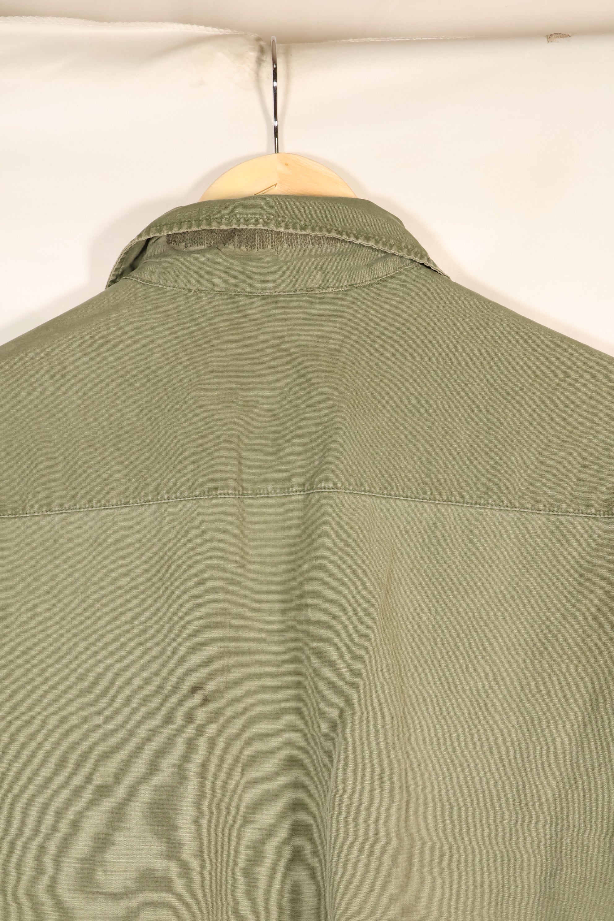 1967 Contract, M-L, Non-Ripstop, 3rd Model Jungle Fatigue Jacket, Faded, Used