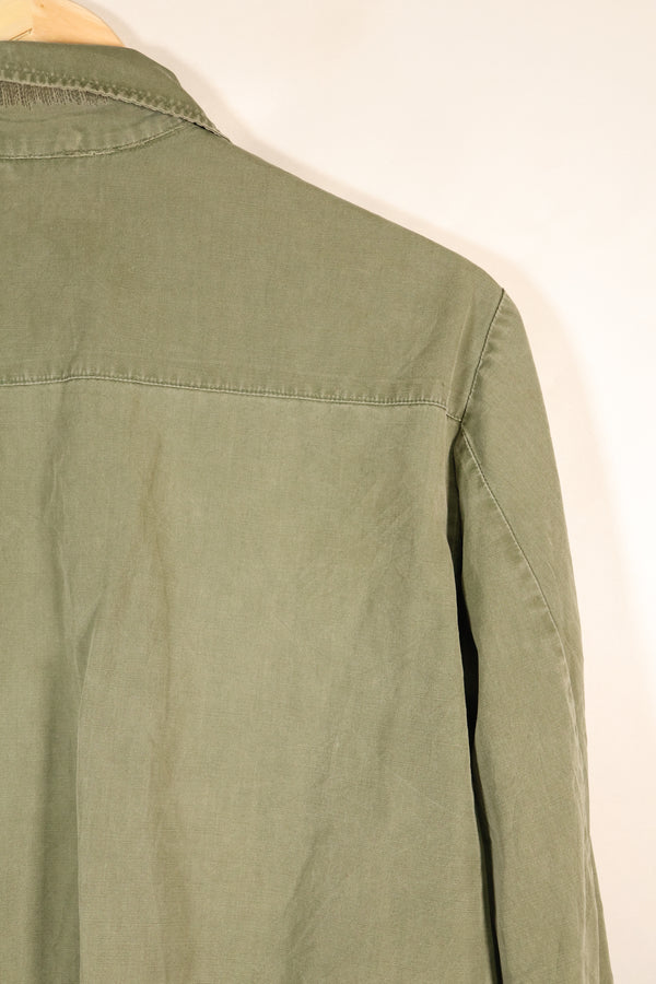 1967 Contract, M-L, Non-Ripstop, 3rd Model Jungle Fatigue Jacket, Faded, Used
