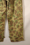 1940s W34 US Army Frogskin Camouflage HBT Pants Utility Pants Used