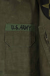 1960s locally made 2nd Infantry Division rain jacket, reversible, used.