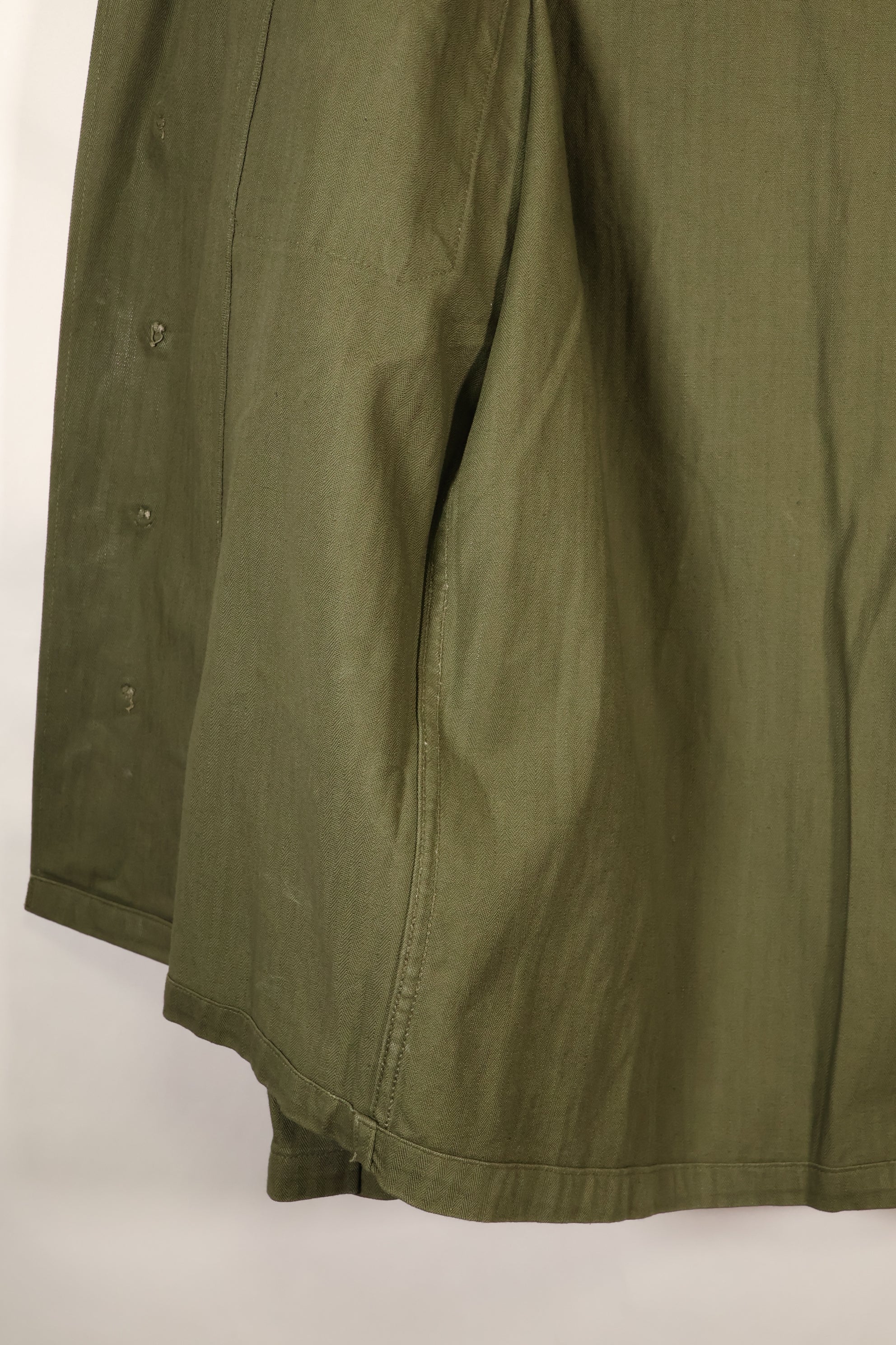 1947 Contract SMALL M-1947 HBT Utility Shirt with Patches, Used