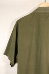 Late 1960s | LARGE | PX Item | Privately Sourced | OG-107 | Utility Shirt | Navy Advisor Replica | Used