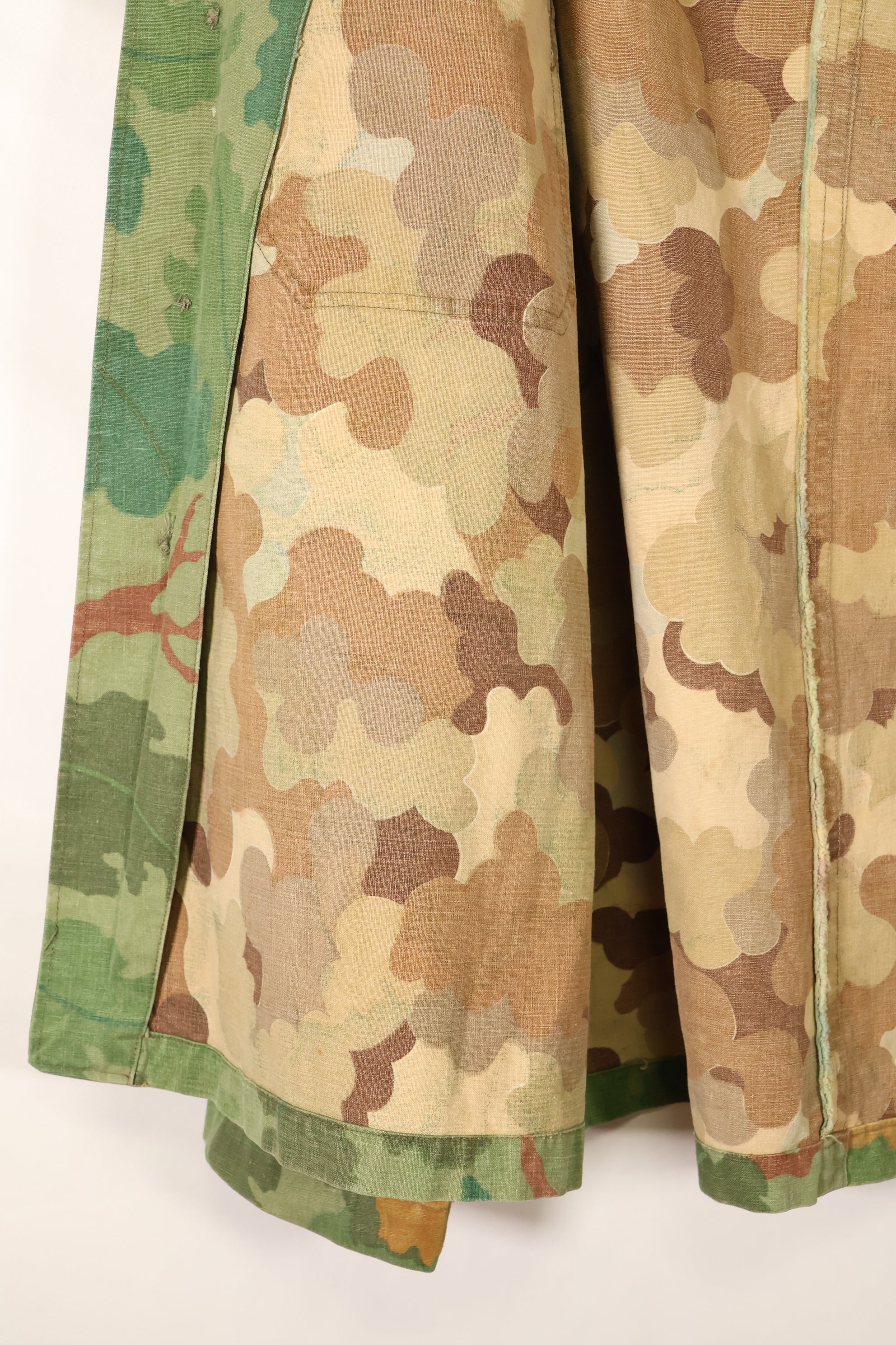 Late 1960s to early 1970s | Privately sourced | Mitchell camouflage | USMC | OG-107 utility cut shirt | Used
