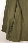 1960s, Estimated Size: MEDIUM, OG-107, Utility Shirt, Rare Cut, Retrofitted Patch, Used