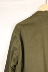 1960s, Estimated Size: MEDIUM, OG-107, Utility Shirt, Rare Cut, Retrofitted Patch, Used
