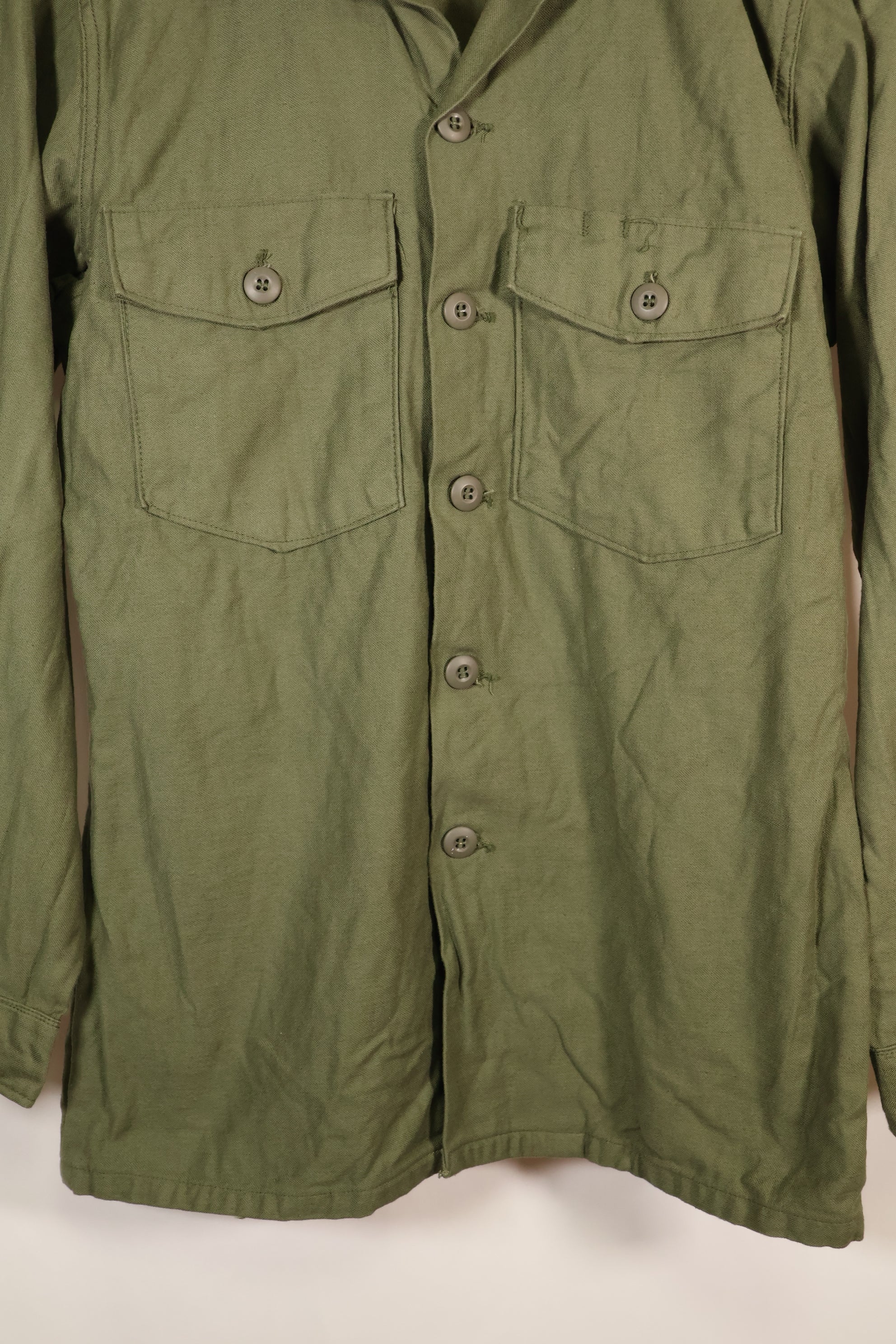 1971 Contract, 15 1/2 x 33, OG-107, Utility Shirt, Good Condition, Used