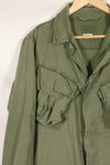circa 1967-68 size unknown 3rd model jungle fatigues jacket, used, released by a movie company.