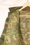 Mid-1960s non ripstop fabric ERDL camouflage rare print fabric jungle fatigues jacket, used.