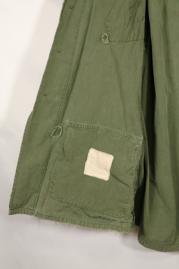 circa 1967-68 size unknown 3rd model jungle fatigues jacket, used, released by a movie company.