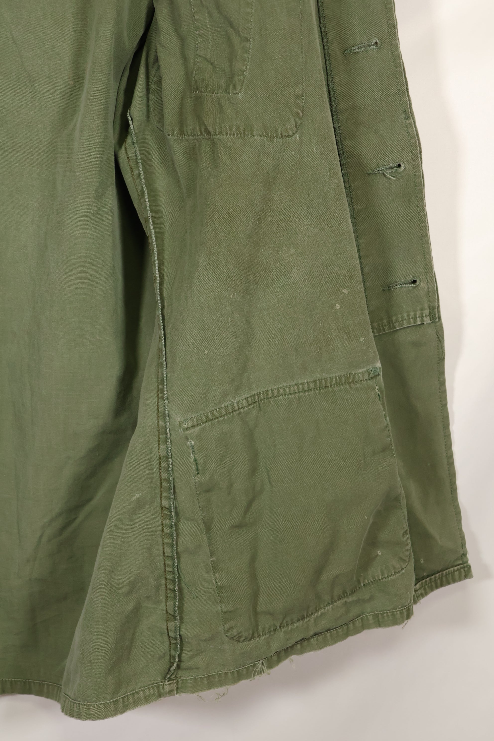 circa 1967-68 size unknown 3rd model jungle fatigues jacket, used, released by a movie company.